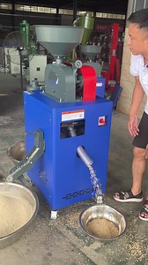single phase brown&whiten rice milling machine #ricemillmachine #ricehusker #ricehuller #brownricemill | Mini Rice Mill Machine