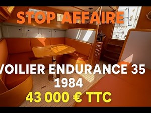 💥 Coup de tonnerre : un ENDURANCE 35 super équipé à ce prix ?!