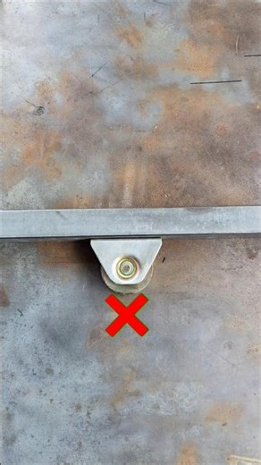 how to install a gate wheel so that the gap is slightly