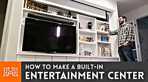 How to make a built-in entertainment center