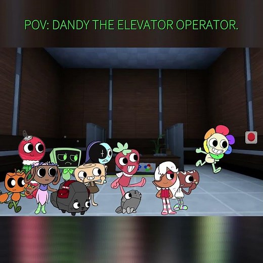 POV: DANDY THE ELEVATOR OPERATOR #dandysworld #edit #animation #shorts #fyp #shorts #dandy #elevator
