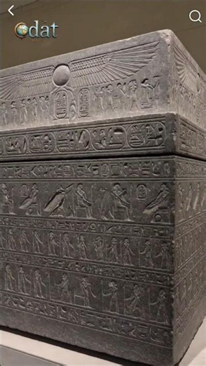 Black Basalt Sarcophagus of Pharaoh Nectanebo II #black #basalt #sarcophagus #pharoah #museum #egypt