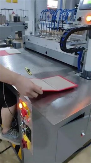 Cover Making Machine – Gluing, Positioning & Wrapping