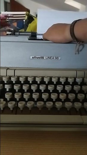 typewriter lesson...
