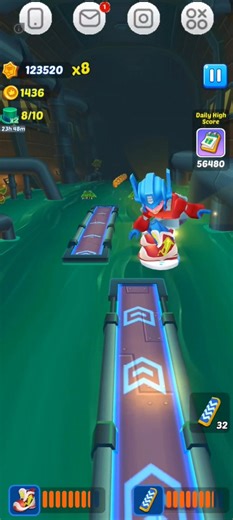 Subway Princess Endless Run 👑😱😱😱😱 Crazy Coin Rush #shorts#subwaysurfers #subwaysurfs #gaming #games