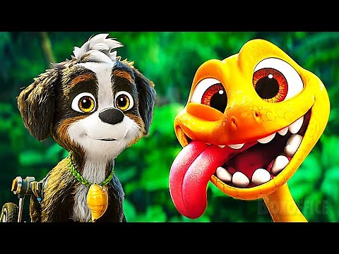 Los mejores dinosaurios de la Isla Dinosaurio | Mejores escenas de PAW Patrol: La dino película 🌀 4K