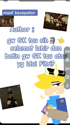 •|| mohon maaf lahir dan batin seharus nya gitu GK sih?🗿||• #roblox #edit
