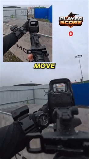 Airsoft Airgun Player POV