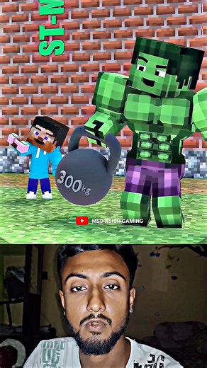 Bodybuilder in Minecraft Be Like 😂💪 #shorts #minecraftshorts #minecraftmemes #chellenge #gaming