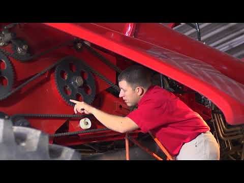 Case IH Combine Inspection Point: Chains and Belts