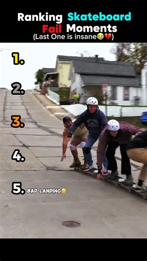 Ranking the Funniest Skateboard Fail Moments 😭🛹