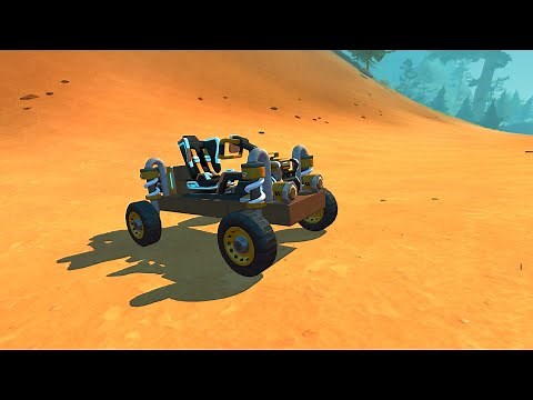 How to make a basic car (Scrap mechanic gameplay)