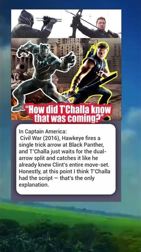 How Did T’Challa Predict Hawkeye’s Arrow? | Civil War Detail You Missed