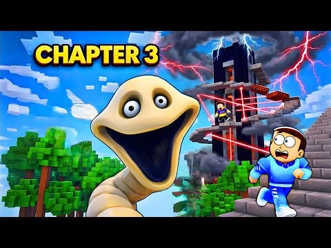 Roblox Climb Scary Worm Tower - Chapter 3 | Shiva and Kanzo Gameplay