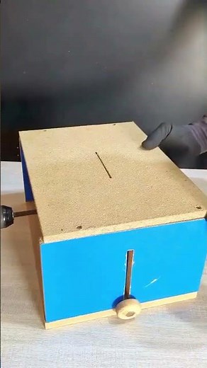 DIY Mini Table Saw from a Drill! Easiest Homemade Woodworking Tool
