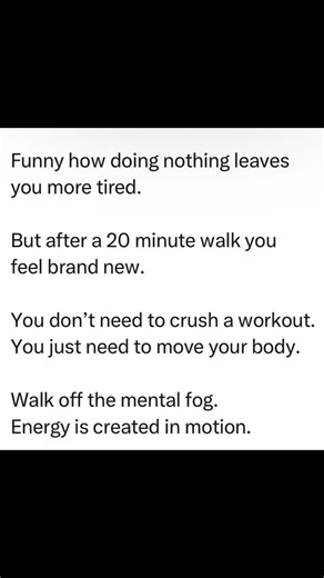 Energy is Created in Motion, Even in the Human Body👌👌