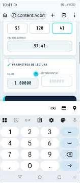 calibración caudalimetro agua con autonics con aplicativo HTML