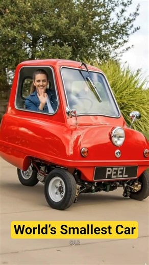 World’s Smallest Car 🚗 Only 4.5 Feet Long!