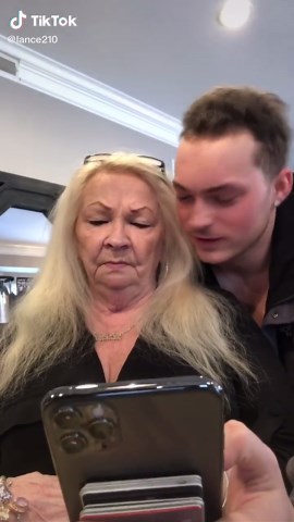 Grandmom really fell for it 🤣