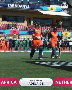 One that shocked the world 🤯 Throwback to T20 World Cup 2022 when the Netherlands delivered an unforgettable performance to beat South Africa. | ICC - International Cricket Council