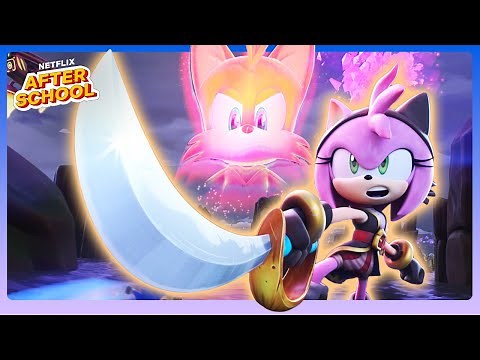 Sonic's Sky PIRATE Battle! 🏴‍☠️💥 Sonic Prime | Netflix Family