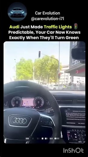 Audi's Smart Car Predicts Traffic Lights🚦