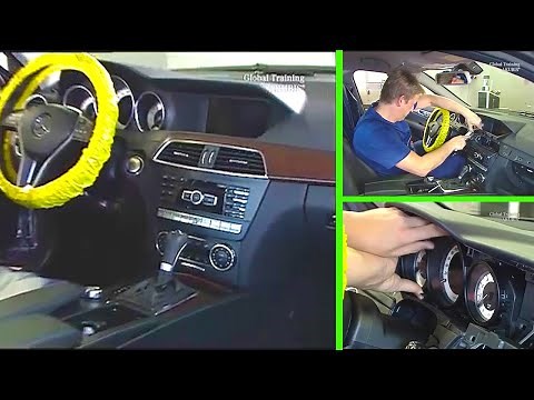 Mercedes-Benz C-Class - How to Remove and Install the Instrument Cluster (W204)