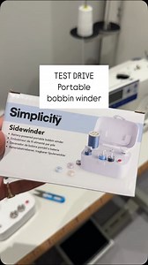 Sam | Sewing made beautifully simple ✂️🪡🧵 | Test drive this portable bobbin winder with me. Whilst I’m waiting for the replacement winder for my new Juki 8000A I’ve bought one of... | Instagram