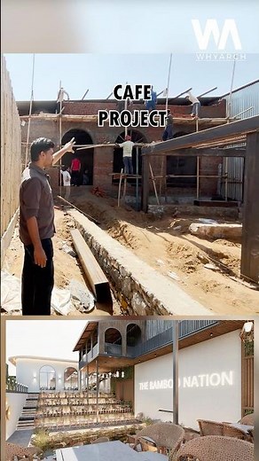 How We Built This Arch in a Café Project | #shorts #home #whyarch #architecture