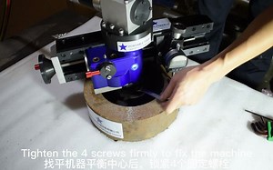 IFF610 flange facing machine operation video