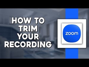 How To Trim Your Zoom Recording (Quick & Easy)