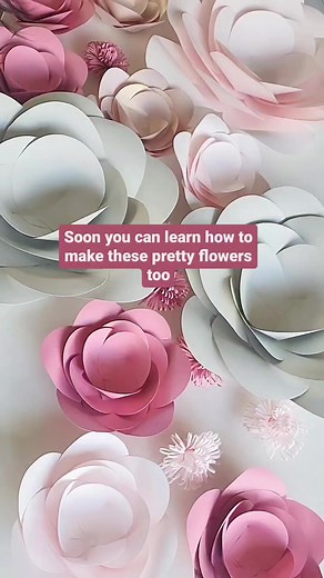 🌸COMING SOON🌸 Make these pretty flowers for your girl's walls WITHOUT the use of any cutting machine! 💕🙂 Follow @prettylittle_petalsuk for further updates over the coming weeks! #paperflowers #paperflowertutorial #paperflowerdisplay #handmadepaperflowers #diypaperflowers #girlswallart #nurserywallart #girlsroomdecor #nurseryart #girlswallsign #girlspaperflowers #paperflowersuk #paperflowerwall #reelsfb #reelsvideo #kidsreels #mumreels #paperflowerarrangement #craftymama #craftymum #mumsthatc