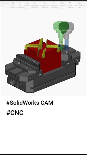#solidworkscam #cnc #cncmilling #gcode