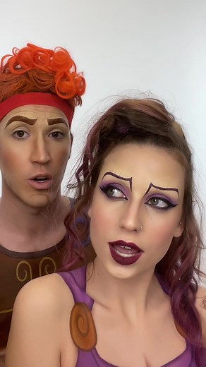 Disney Hercules Inspired Makeup Tutorial by Nuria Adraos