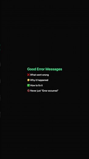 How to Write Good Error Messages | Technical Writing 101 Ep.6