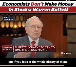💰Economists Don’t Make Money in Stocks! 💰 Warning! Sarcasm here! If we could give it a twist, Warren Buffett took a Bottom-Up approach vs a Top-Down approach because there is no evidence that someone could make money consistently over a long period of time via Top-Down approach. Another point that Buffett has frequently said that we need a certain level of IQ but not too much since the temperamental quality is more important that IQ. Let’s hear what Buffett has to say! We use Interactive Broke