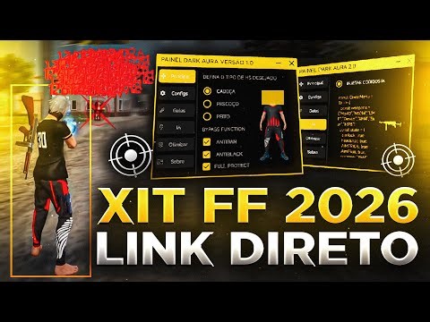 PAINEL🚀🔥XIT REGEDIT MOBILE GRÁTIS PARA FF 2026 + FFH4X PARA ANDROID E IPHONE XIT PARA MOBILE FF
