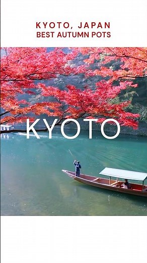 Top 5 Places for Autumn in Kyoto | Japan Fall Travel Short #kyoto #autumn #fall