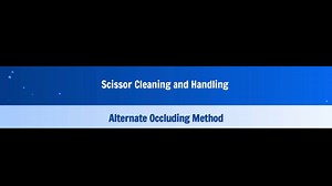 Scissor Cleaning and Handling