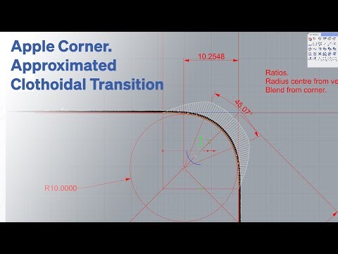 Apple Corner 1. Approximated Clothoidal Transition