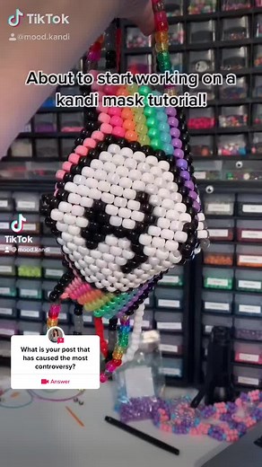 #answer to @Danni Duncan PSA ravers have been wearing masks as fashion since the 90s #kandi #plur