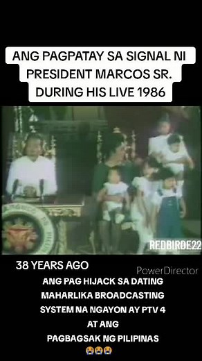 President Ferdinand E Marcos Sr Off the Signal During Press Conference February 1985