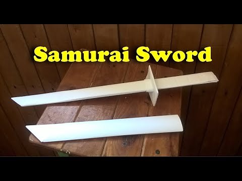 How to make a Samurai Sword (Tanto) out of paper