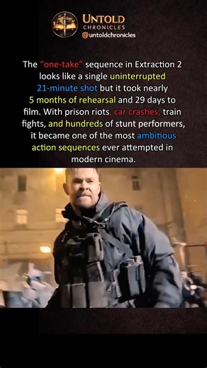 The rehearsed it for 5months #truestory #extraction2 #action