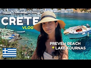CRETE Vlog 🇬🇷 | Best of Greece | Day Trip to Preveli Beach (Palm Beach)