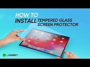 How to Install tempered glass screen protector | For iPad Pro| ugreen tutorials