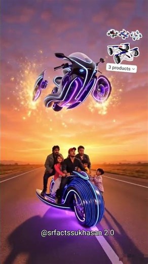 When a Futuristic Hover Car Lands on the Road ✨🚗 | AI Cinematic Scene #shorts#funny #shortsfeed #aa3