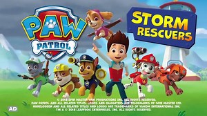 When a big storm hits Adventure Bay, only the PAW Patrol can save the day. All over Adventure Bay, there are animals missing, emergency supplies lost at sea and a baby whale that must be rescued! Marshall, Chase, Skye, Rubble, Zuma and Rocky need help from preschoolers on big rescue missions from the harbor to the hills. http://social.leapfrog.com/o8P | LeapFrog USA