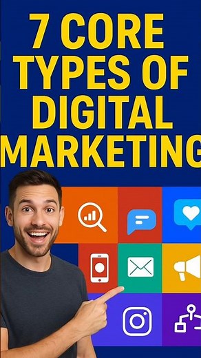 🚀 7 Types of Digital Marketing You MUST Know in 2025!#digitalmarketingtips