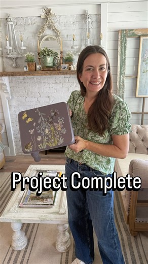 Who loves a good thrifted stool makeover?! I finished this stool in March and it sold fast. Easy as 123. Cottage Color paint in Plum Pudding, @ironorchid_design transfer and sealed with sweet Pickins final finishes top coat. What’s your favorite way to makeover stools? #thriftstorefinds #jamirayvintage #frenchcountrystyle #thrifting | Jami Ray Vintage